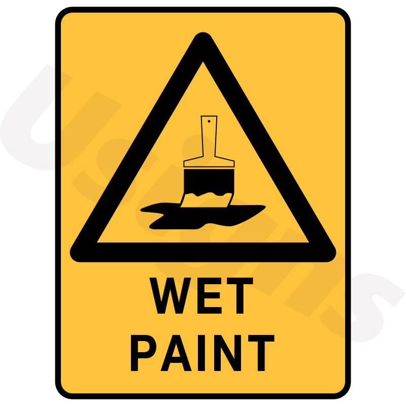 Wet Paint Signs Signage Printing Neon Signage Flag U Signs   Wet Paint Signs 